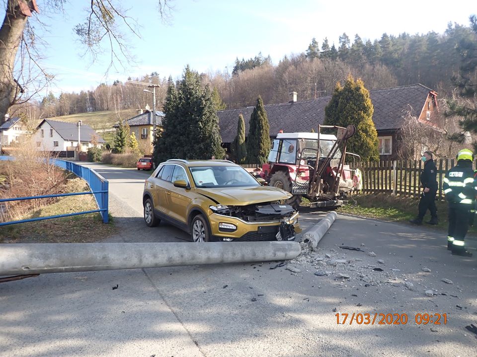 dopravní nehoda Zubří