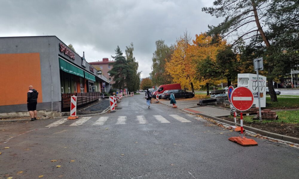 Oprava ulice Ohrada ve Vsetíně finišuje, čeká ji uzavírka