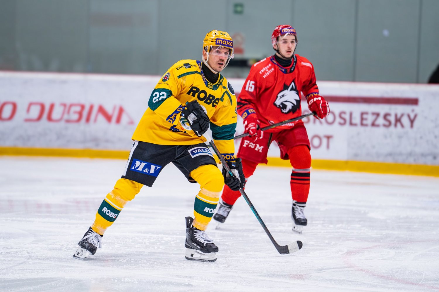 Jediný střelec z hostujícího výběru - Vít Jonák.