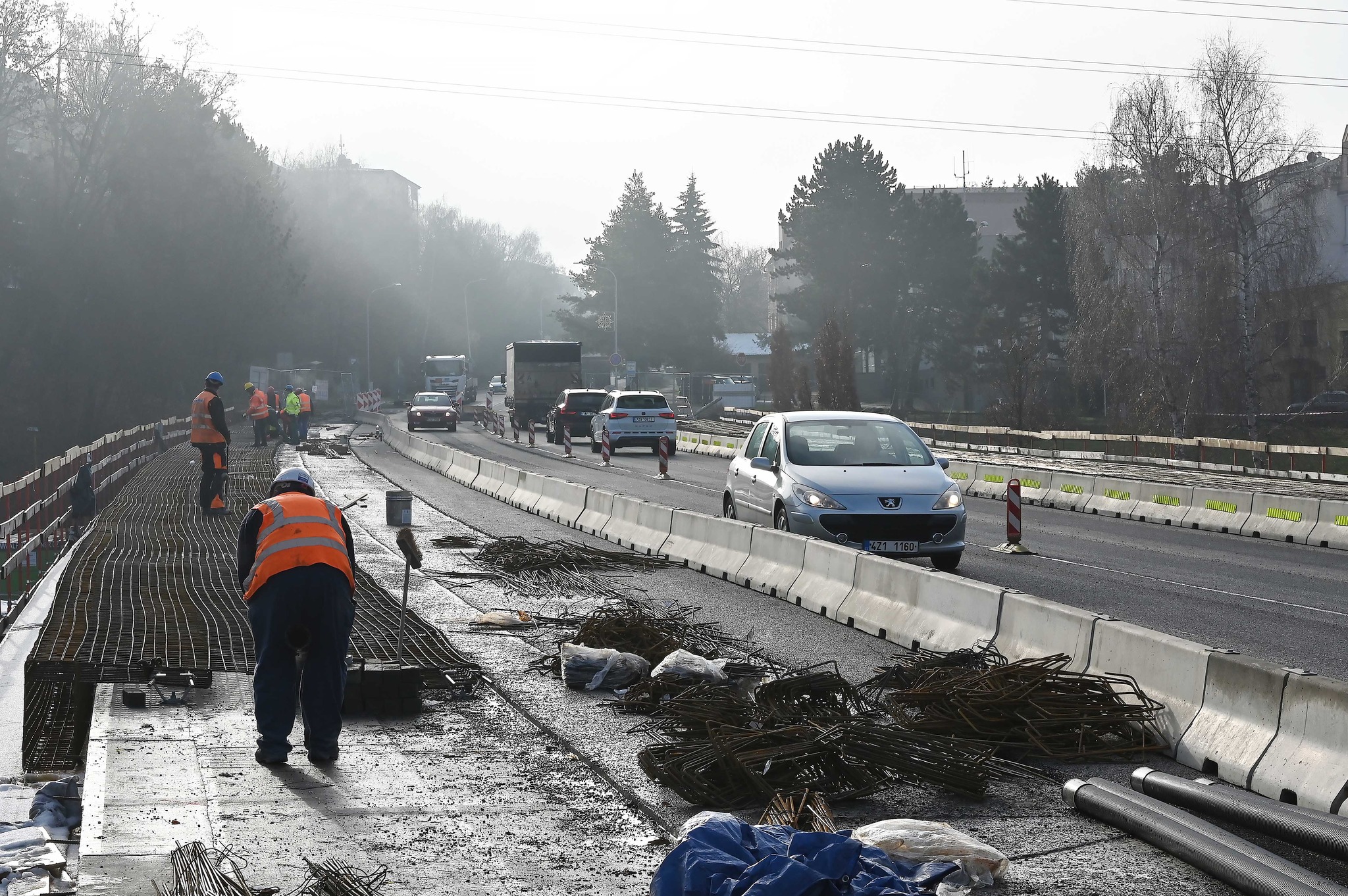 Ředitelství silnic a dálnic otevřelo most pro dopravu dnes (úterý 2. prosince) dopoledne.