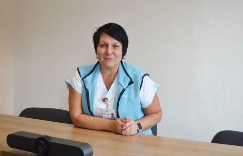 Sestra intenzivní péče Nemocnice AGEL Valašské Meziříčí Karla Melichaříková, MBA.