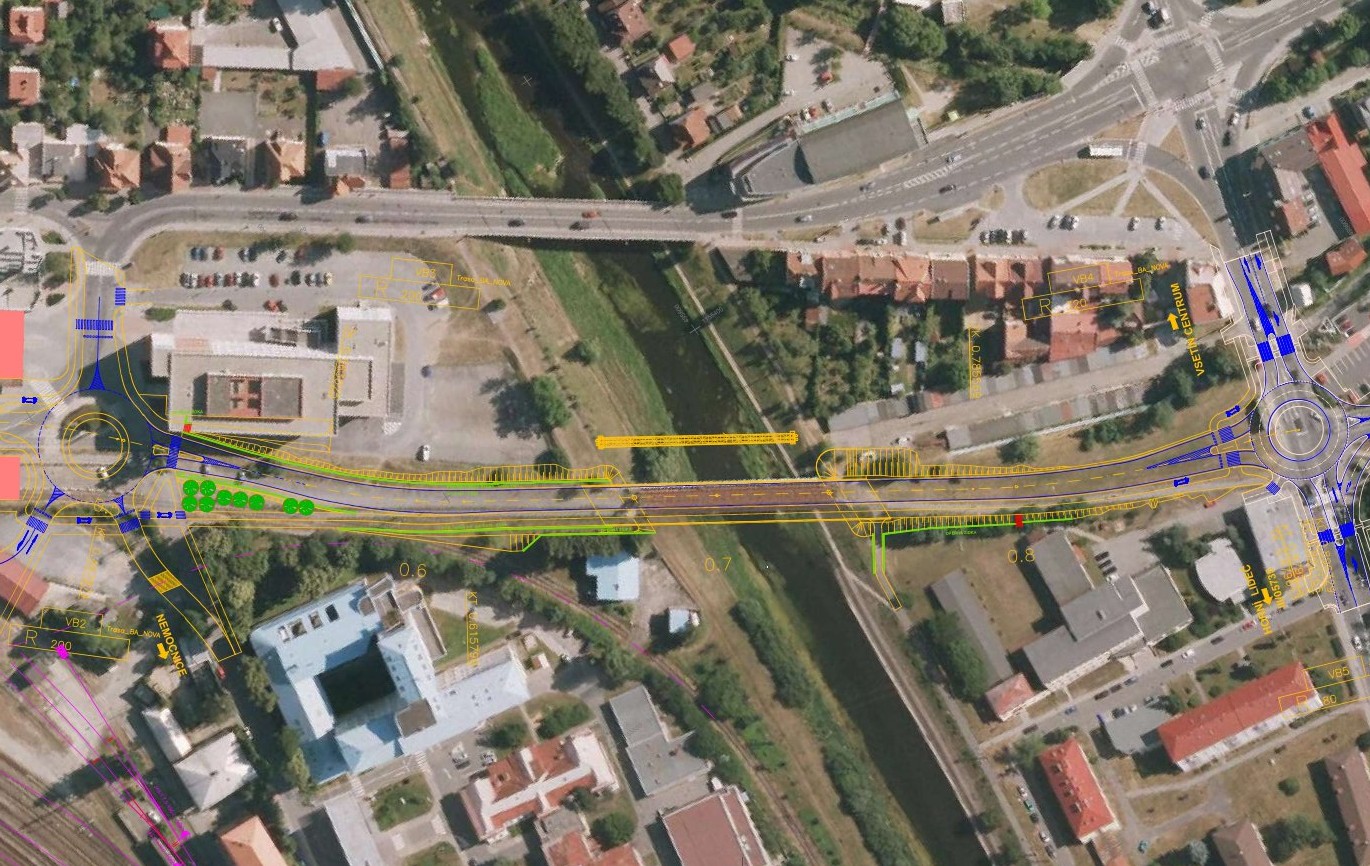 Označení změn schválených městem Vsetín a Zlínským krajem. Foto: město Vsetín