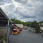 Požár střechy firmy v Dolní Lhotě - 2.