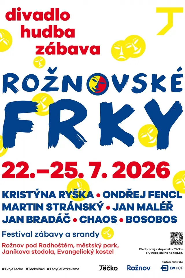 Rožnovské frky startují, program láká na hvězdy i děti