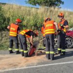 Vážná nehoda mezi Poličnou a Brankami, zasahovali hasiči