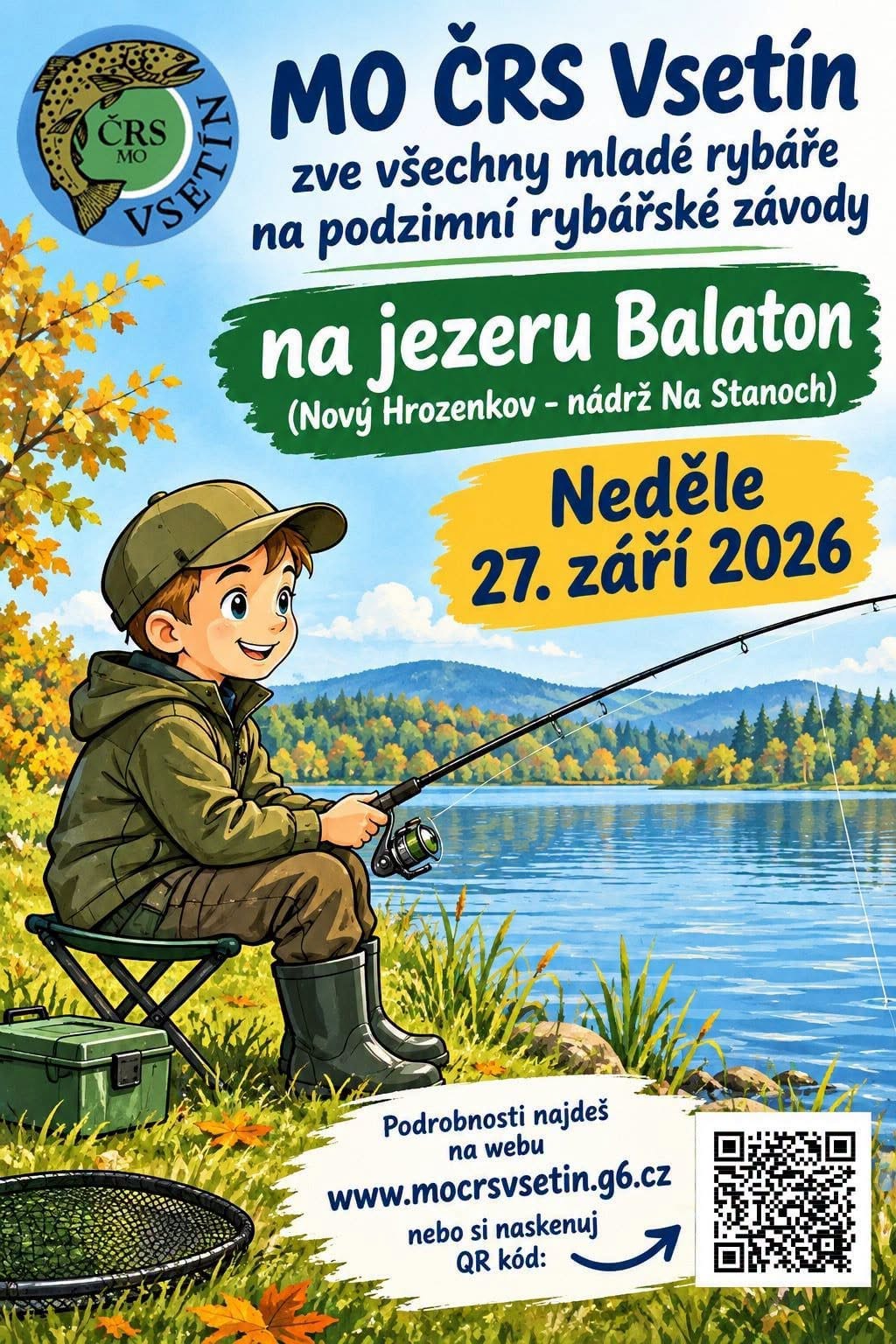 Mladí rybáři změří své síly na Balatonu v Hrozenkově