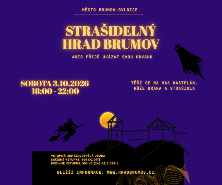 Strašidelný hrad Brumov prověří odvahu návštěvníků