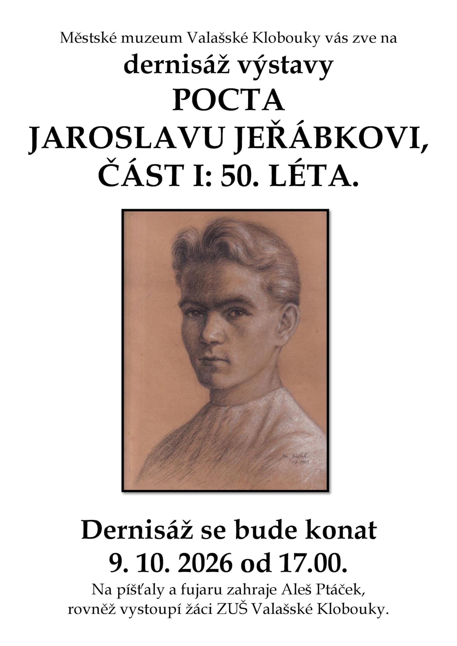 Valašské Klobouky vzdají poctu malíři Jaroslavu Jeřábkovi