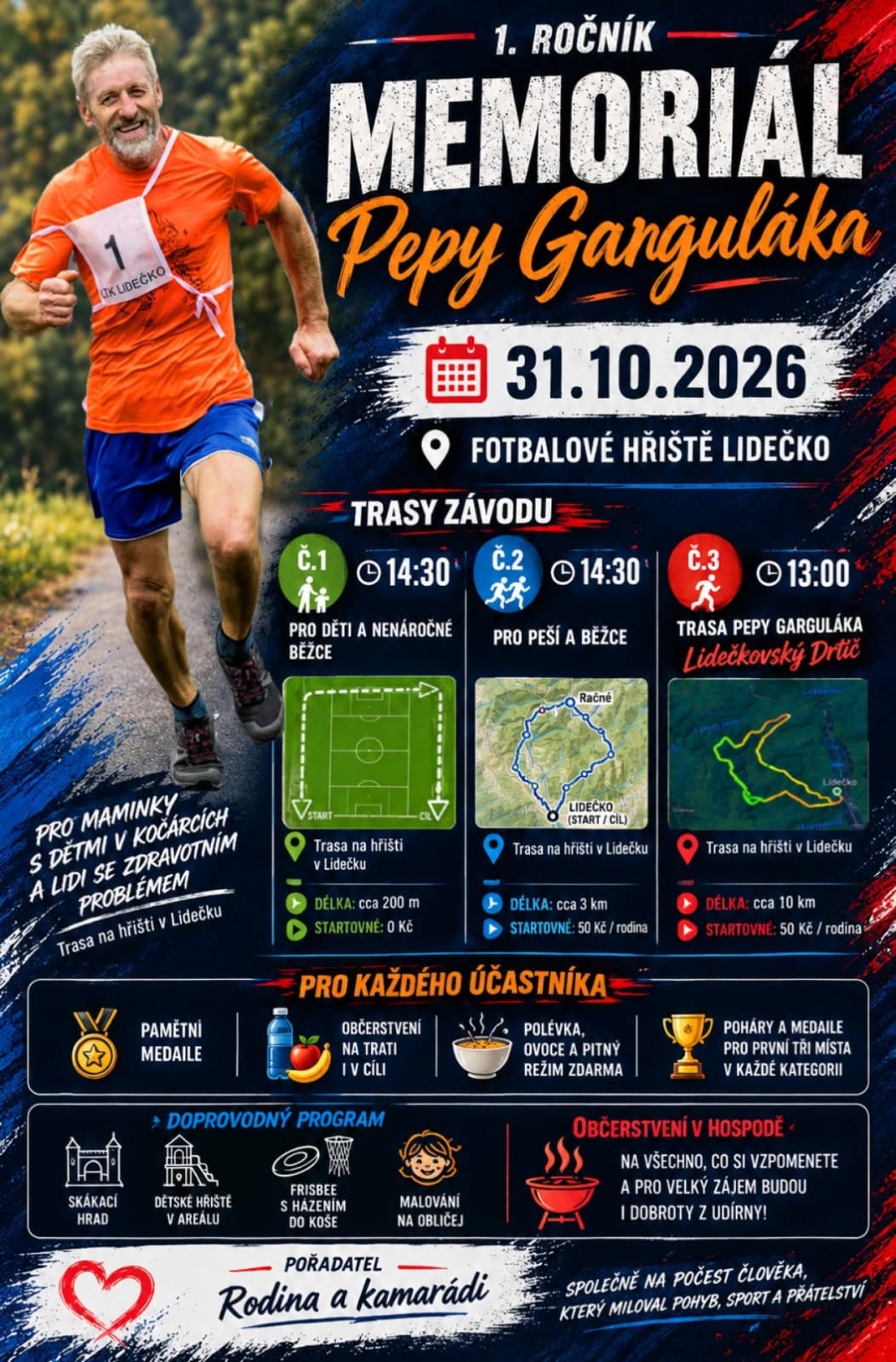Běh, který spojuje. Lidečko uctí památku Pepy Garguláka