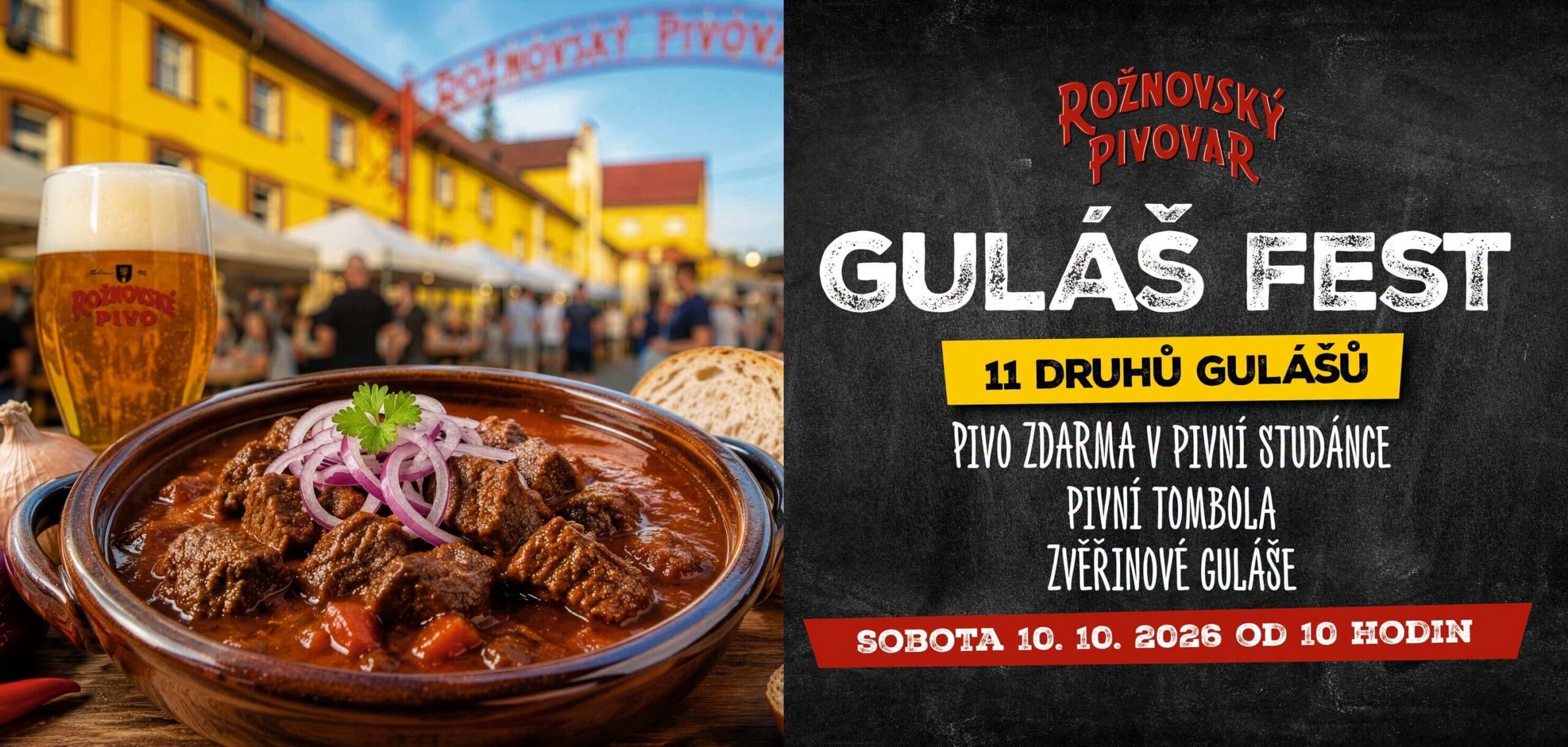 Rožnovský pivovar chystá Guláš Fest, nabídne 11 druhů gulášů