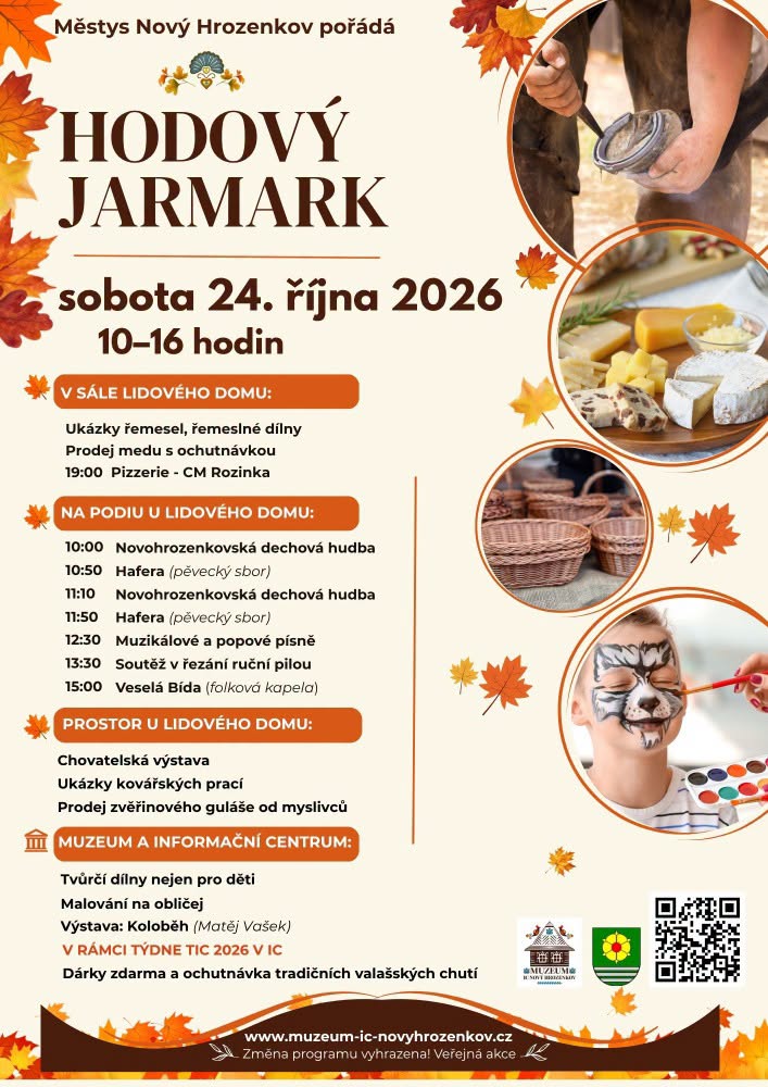 V Novém Hrozenkově se chystá tradiční Hodový jarmark