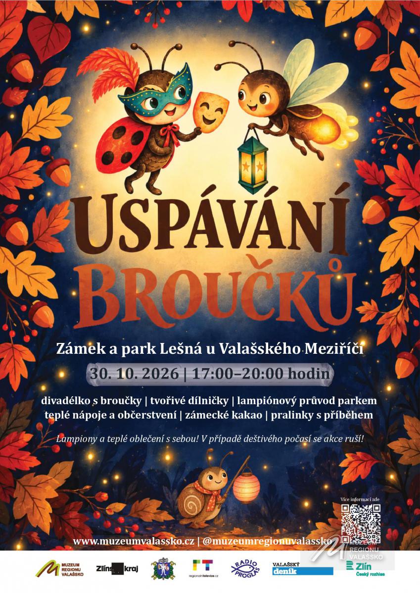 Uspávání broučků v Lešné nabídne kouzelný podvečer